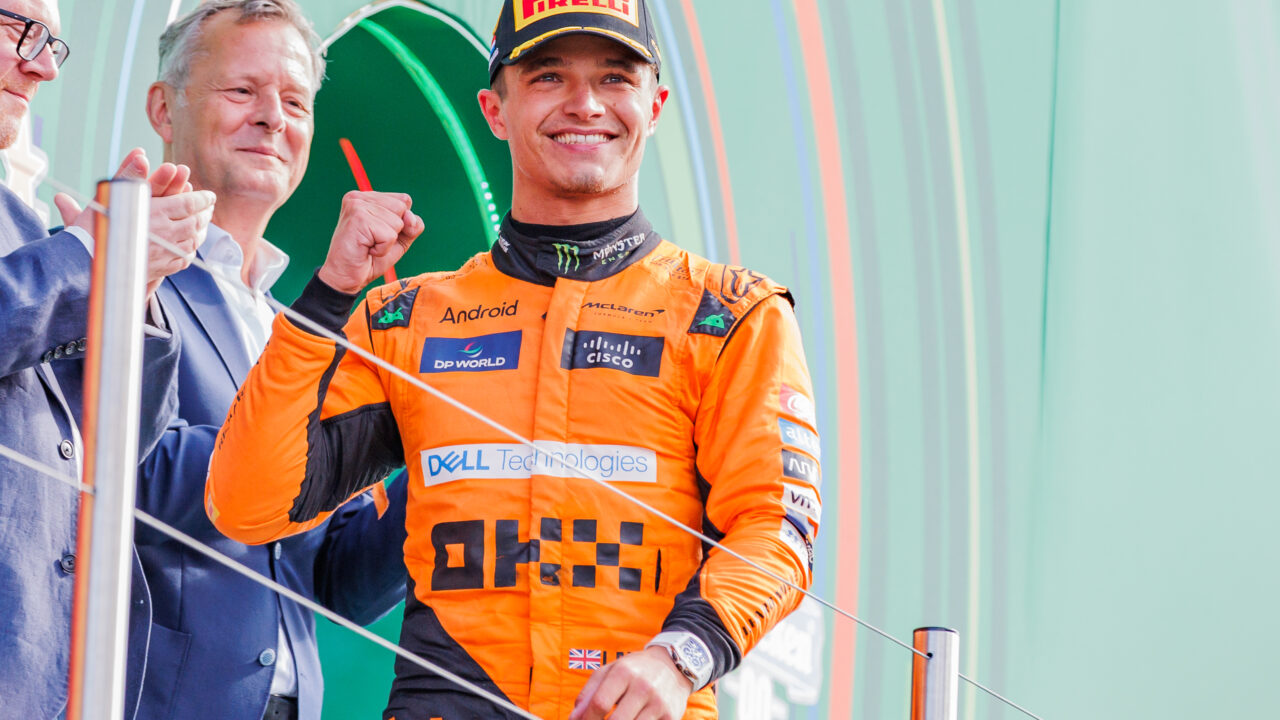 Lando Norris Zandvoort pistinde 2024 Hollanda Grand Prix hafta sonunda